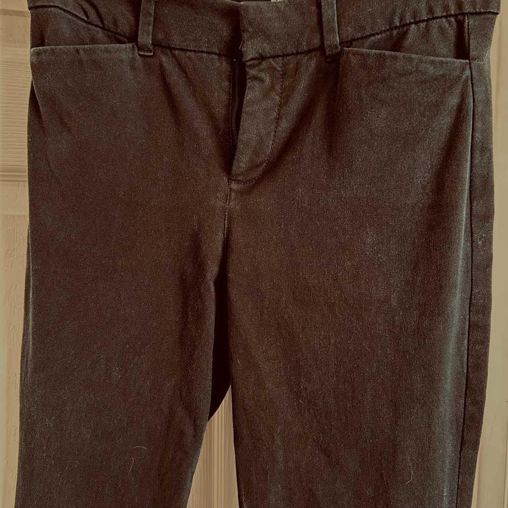 Old navy high waist, skinny black pixies (chinos)